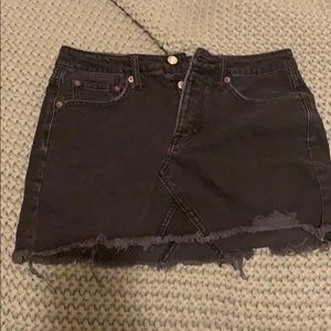 American Eagle Black Denim Skirt